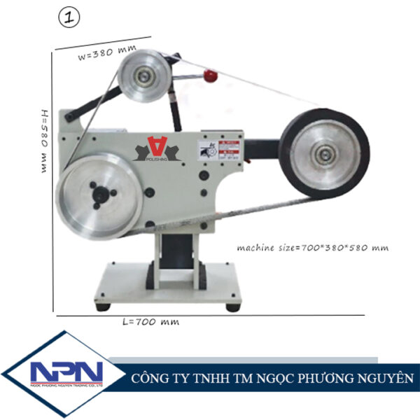 Máy đánh bóng sử dụng đai nhám 3 trong 1 ADV-116A