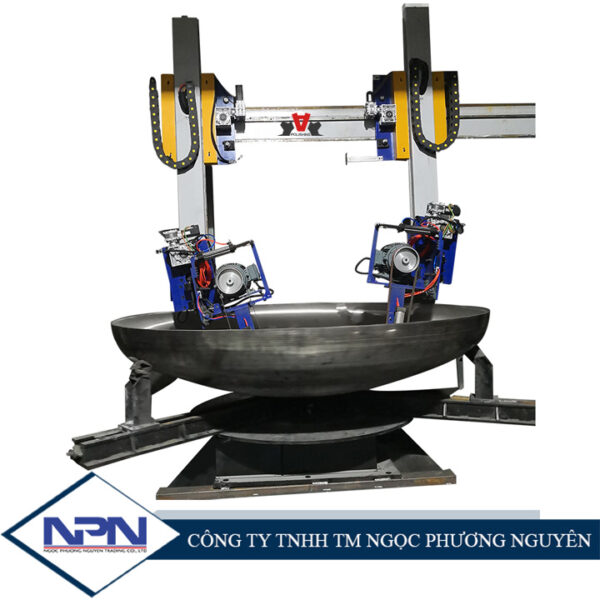 Máy đánh bóng sản phẩm hình đĩa 2 đầu CNC ADV-601B