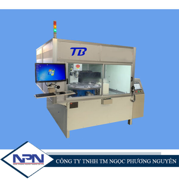 Máy rút đinh tán dạng bàn xoay CNC năm trục