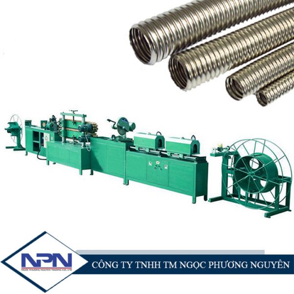 Máy làm ống lượn sóng Inox