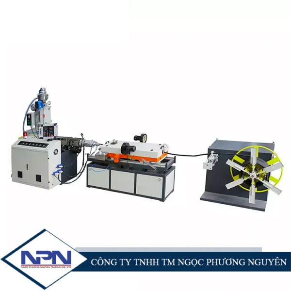 Dây chuyền sản xuất ống nhựa gợn sóng trục vít đơn PE/PP/PVC