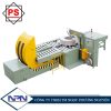 Máy quấn màng bọc cuộn dây kim loại dạng ngang PS-GD900N tích hợp bộ lật cuộn PS-GW500