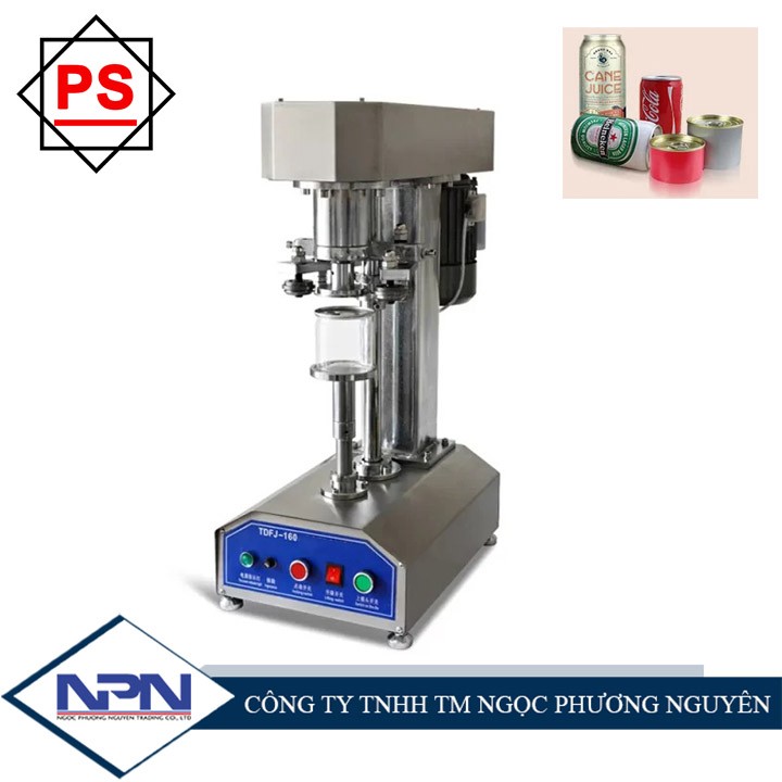 Máy viền mí lon để bàn bán tự động TDFJ 160