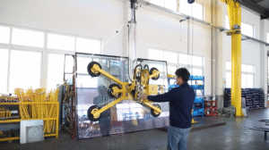 máy hít kính chân không khí nén 150–500kg
