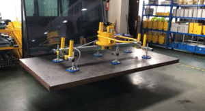 thiết bị nâng hạ tấm thép hút chân không 600kg