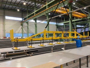 thiết bị nâng dỡ kim loại nặng bằng hút chân không