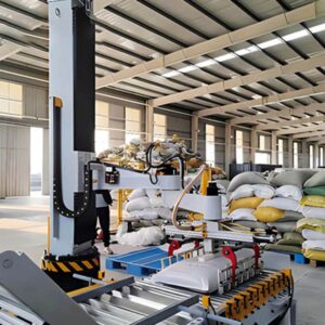 máy xếp pallet 4 trục