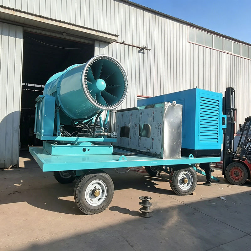 Máy dập bụi di động cho mỏ đá, mỏ than, xưởng đóng tàu, công trường, đường phố chạy dầu diesel Máy dập bụi di động cho mỏ đá, mỏ than, xưởng đóng tàu, công trường, đường phố chạy dầu diesel