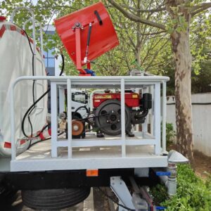 Máy dập bụi di động cho mỏ đá, mỏ than, xưởng đóng tàu, công trường, đường phốMáy phun sương dập bụi công nghiệp di động 40/50/60/80/100m
Giảm ô nhiễm bụi mịn:
Với khả năng phun sương mạnh mẽ và phạm vi rộng, máy phun sương dập bụi di động giúp giảm ô nhiễm bụi trong không khí,
Tiết kiệm chi phí:
Máy phun sương sử dụng ít nước hơn so với các phương pháp dập bụi khác, giúp tiết kiệm chi phí và bảo vệ tài nguyên nước.
Tính cơ động cao:
Với thiết kế di động, máy có thể dễ dàng di chuyển đến các vị trí khác nhau trong khu vực công trường hoặc nhà máy. Điều này giúp giảm thiểu thời gian và công sức cho việc di chuyển và lắp đặt thiết bị.
Loại nhiên liệu : Dầu diesel
khoảng cách phun: 40/50/60/80/100m
Góc quay nganh: 360 độ
Góc quay len xuống 70 độ
Công suất : tùy chỉnh theo khoảng cách phun
Để hiệu quả hơn trong việc chọn modle phù hợp với nhu cầu quý khách vui lòng liên hệ công ty để được tư vấn