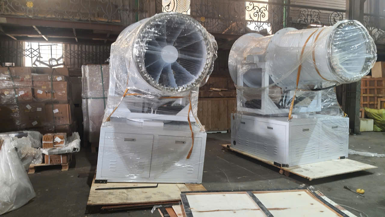 Máy phun sương dập bụi mỏ than phun xa 80–120m Máy phun sương dập bụi mỏ than phun xa 80–120m