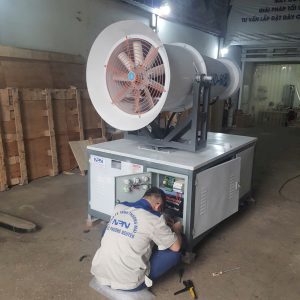 Máy Phun Sương Dập Bụi Có Hiệu Quả Giảm Bụi Mịn Không? Giải Pháp Kiểm Soát PM10, PM2.5 Cho Mỏ Đá Và Nhà Máy