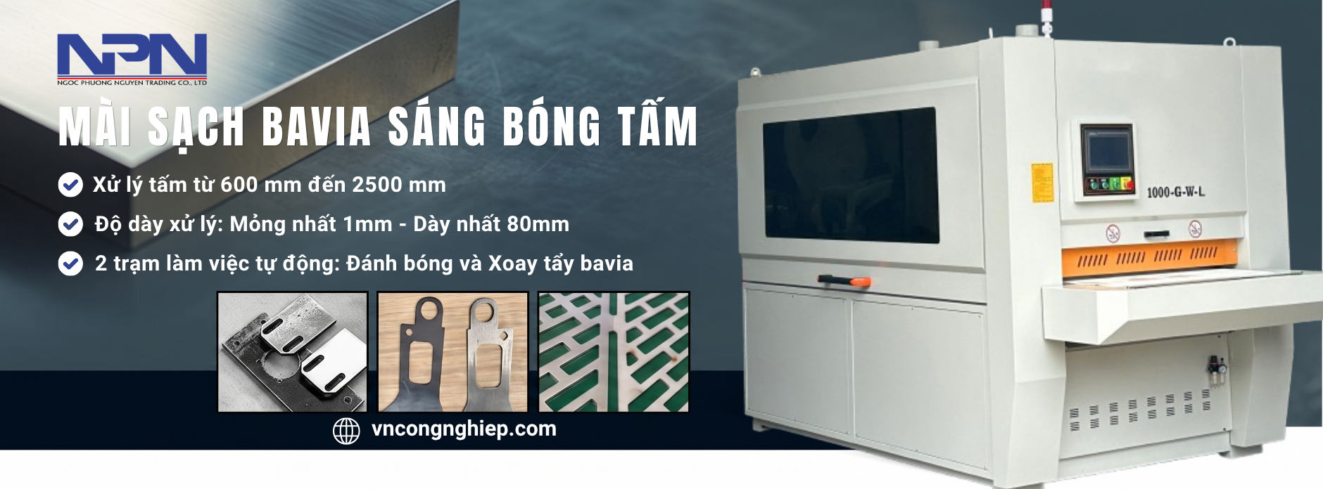 máy mài bavia cnc